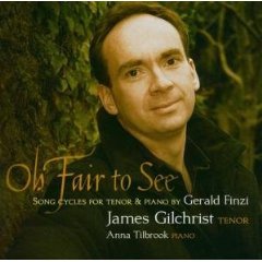 Song Cycles for tenor and piano by Gerald Finzi album cover